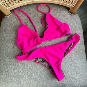Acacia swimwear guava set